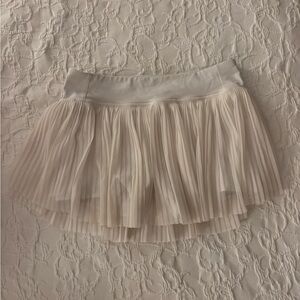 White Lululemon see-through tennis skirt
